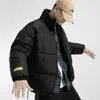 Kurtki męskie ciepłe zimowe kurtka streetwear moda parka wiatraka grube stojak płaszcz dla kobiet upuszcza 230106