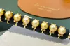 Кластерные кольца роскошные сплошные 925 серебряного серебряного серебра G14K Золотое жемчужное кольцо для женщин 11-12 мм золотое южное море без недостатков блестящий цвет