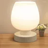 Tafellampen aanraken bedlamp - Modern klein wit voor slaapkamer woonkamer nachtkastje bureau warme led led bol us plug