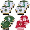 College Hockey trägt Thr #69 Shoresy LETTERKENNY IRISH TV-Serie The Boss Rhea GOON Film St John's Shamrocks Grün Weiß Rot Hockey-Trikots Größe M-XXXL