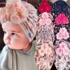 Blumenhut für Neugeborene weiche Baumwolle Jungen Mädchen Hut Turban Kind Kleinkind Mütze Kopf Wraps Fotografie Frühling Requisiten GC1874