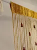 Curtain Door curtain String with bottle gourd polyester home decor for bedroom windows doors living room divider 230105