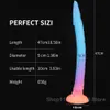 Dildo 15Size Long Glowing Tentacles Sucker Silicone enorm plug Prostate Massager Masturbate Buttplug Men Women Anals Sex Toys 0804