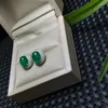 Dangle Earrings MEIBAPJ NATURAL CHALCEDONY GEMSTONE CLASSIC REAL 925 STERLING SILVER GREEN STONE FINE CHARM JEWELRY FOR WOMEN