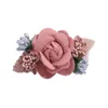 Acess￳rios para cabelos Baby Hairpins Clips Girls Simation Flower Barrette Wedding Party Headwearwar