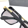 Designer Sunglasses Vintage Legends 663 Sunglasses Black Gold Frame Grey Shaded Sonnenbrille occhiali da sole unisex Shades lafont eyewear with Box