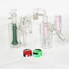 Glazen asvanger 14 mm 18 mm 5,5 inch Mini Hookah Glass Bong Water Catchers Dikke Pyrex Bubbler Ashcatcher 45 90 graden met 4 mm kwarts knallers