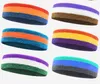 women Running Headband Sweatband Sports Terry Hair bands for Running Cycling Basketball Yoga Fitness Workout Stretchy Unisex Hairband