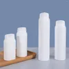 Butelki do przechowywania 1PCS Pusta biała plastikowa butelka dozownika do płynu do żelowego pojemnika kosmetyczne do przenoszenia 30 ml 50 ml 100 ml 120 ml