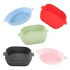 Silicone Air Fryer Liner 7.5inch Reusable Basket Heat Resistant Easy Cleaning Pot for Air fryer Oven Accessories