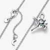 Authentieke hanger kettingen zirkoon magische lamp vrouwen 925 zilveren fits pandora met originele doos Charms Birthday Gift Christmas Jewelry N017