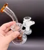 Przezroczystą szklaną miskę w kształcie wody do rur wodnych Mężczyznę z kapturem 14 mm akcesoria do palenia wielokrotnego użytku w wodę szklana miska