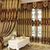 Curtain Novas Cortinas Para Sala de Estar Estilo Europeu Villa Bordado Porta da Janela Jantar Quarto Valance