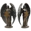 Objetos decorativos Figuras Bronzed Seraphim Six Winged Guardian Angel With Sword Home and Resin Decoration Big estátua estátua Serpente G7T0 230105