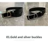 Luxury designer belt classic solid color letter belts designers gold silver vintage pin buckle belt 5 colors width 3.8 cm size 100-125cm good nice