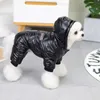 Собачья одежда Водонепроницаемая одежда зимняя теплое домашнее комбинезон для щенка чихуахуа куртка йорки костюмы для костюмов для пуделей 230105