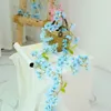 장식용 꽃 1 pcs 1.8m 낭만적 인 절묘한 꽃 포도 나무 우아한 아름다운 인공 디이 실크 포그 촬영 소품
