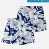 Camicie casual da uomo Moda uomo T Camicie tropicali hawaiane Stampa 3d Accogliente un bottone Manica corta Abiti da spiaggia oversize 22