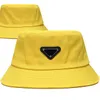 bucket hat designer luxury hats solid colour metal letter design fashion sunshade cap temperament versatile hat couple travel wear very nice