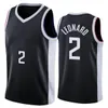 Camisa de basquete da cidade 2023/24 Kawhi Paul 2 Leonard 13 George Russell 0 Westbrook