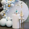 3st runda cylinder pedestal display konst dekor kakan rack socklar pelare f￶r diy br￶llop fest dekorationer semester nya