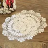 Table Mats High Quality Cotton Round Placemat Cup Mug Kitchen Christmas Place Mat Cloth Lace Crochet Tea Coffee Dish Pad