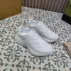 Thick soled solid color luxury shoes lace up casual shoes 721751 new Rhyton series women's sneakers