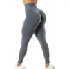 Active Pants High midjen Sömlösa leggings Push Up Leggins Sport Women Fitness Running Yoga Energy Elastic Trousers Gym Girl Lady Tights