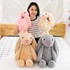 Party Favor 30cm Pâques Bunny Plux Toy Cartoon Simulator Long Ear Soft Rabbit en peluche en peluche Poupée pour enfants Christma5559002