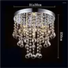 Pendant Lamps Modern Crystal Ball Chandelier Indoor Fixture Lustre LED Lighting For Living Room Kitchen El Hall Cafe Bar 40-60W