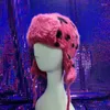 Berets Fashion Y2k Cute Polka Dot Hats Plush Knitted Ear Protection Flying Fur Frog Hat Autumn Winter Warm For Women