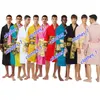 Womens Nightgown Brand Sleepwear Designer Robes Luxury Classic 100% Cotton Bathrobe Men Kimono Warm Home Wear Unisex Bathrobes K1739