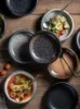 Тарелки Antowall Японская керамическая посуда западное салат блюдо домашнее закуски фрукты и миска