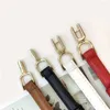 Belts Adjustable PU Leather Ladies Dress Skinny Thin Women Waist Strap Gold Color Buckle Female Belt 1pcs