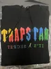 Hoodie Trapstar Full Tracksuit Rainbow Towel broderie D￩codage Hooded Sportswear Men and Women Sportswear Cost Tableau de fermeture ￩clair Taille S-XL
