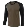 Men's Casual Shirts Excellent Men Round Neck Slim-fitting Shirt Tops Long Lasting Comfortable To Wear