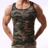 Débardeurs pour hommes Gilet décontracté Sportswear Camouflage Bodybuilding Sans manches Slim Top 2023 Été -Vente de vêtements de mode sport S-3XL