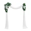 Decorative Flowers Artificial Wedding Arch Ornament Arbor Home Wall Decor Floral Swag