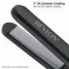 Revlon Perfect Heat 1 "Ceramic Flat Iron Hair Straightener Black