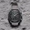 Mens Watch for Men Montre Luxury Watch Wrist Wrists Planet Full Fonction Quarz Chronograph Mission à Neptune Watchband BioCeramic5143344