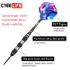 Darts CyeeLife 30 g Profi-Dartpfeile mit schwerer Stahlspitze, mit Tragetasche und zusätzlichen PET-Standard-Flights 0106