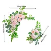 Fleurs décoratives mariage Simulation fleur guirlande fausse plante pour réception toile de fond chérie décoration de Table