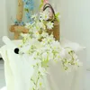 장식용 꽃 1 pcs 1.8m 낭만적 인 절묘한 꽃 포도 나무 우아한 아름다운 인공 디이 실크 포그 촬영 소품