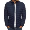 Jaquetas masculinas Zogaa Men Cotton Puffer Jacket Mens Parka Casaco de inverno sólido Solid Plus Size Survedmoting Zipper Streetwear Casual