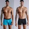 Mutande 4 pezzi Set Boxer da uomo Boxer morbidi per mutandine da uomo Cotone maschile Biancheria intima sexy Boxer Famiglia Calecon