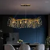 Chandeliers Modern Luxury Living Room Crystal Chandelier Dining Master Bedroom Simple Designer Branches Decorative Art Lighting