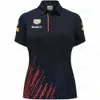 2023 F1 Team Formula One Polo Erkekler Yeni Gömlek Yarışı Araba 3D Baskı Körfezi Kadın Moda Tişört Tees Jersey Giysileri