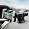 360 ﾰ Universal Mount Holder Car Stand Windshield للهاتف المحمول GPS