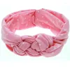 Accessoires de cheveux Tricoté Coton Bandeaux Élastiques Pour Les Filles Wave Point Bébé Bandeau Toddler Turban Spandex