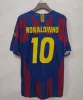 Finali Nuove maglie da calcio retrò 96 97 98 99 08 09 10 11 12 13 14 15 Ronaldinho Rivaldo Iniesta Maillot De Foot Ibrahimovic Eto'o Kluivert